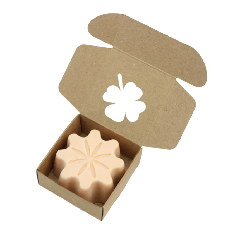Коробка для упаковки мыла ручной работы Clover